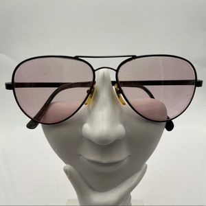 Vintage Cottet Black Pilot Sunglasses Frames Pilot